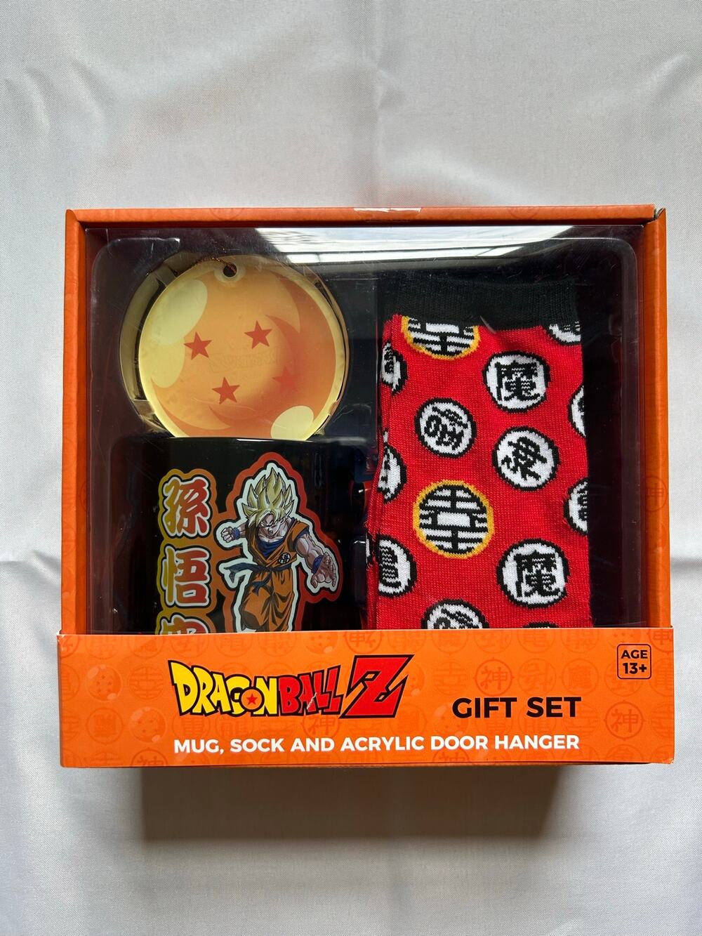 Dragon Ball Z Gift Set 12oz Mug, Door Hanger & Socks